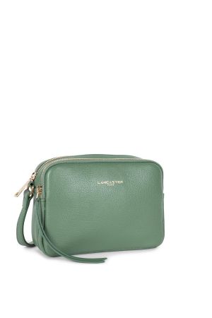 sac Lancaster collection Dune trotteur cuir couleur vert forêt