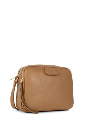 sac trotteur avec bandoulière dune lancaster en cuir grainé