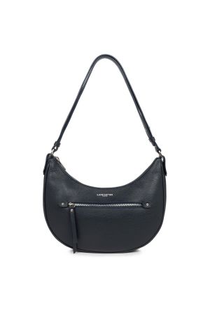 sac besace Lancaster Firenze cuir bleu foncé