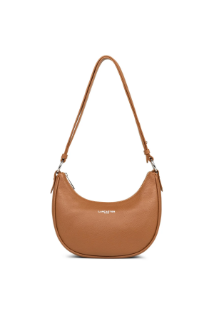 sac hobo Lancaster Firenze en cuir grainé camel