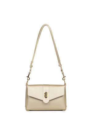 Sac trotteur à rabat Foulonné Double - LANCASTER