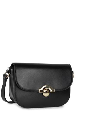 Lancaster sac trotteur à rabat Paris Médaille en cuir lisse
