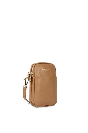 pochette smartphone Dune Lancaster en cuir