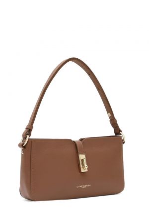 Sac baguette Foulonné MILANO face camel 