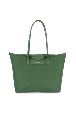 sac cabas porté épaule en nylon Lancaster Smart Kba vert pin