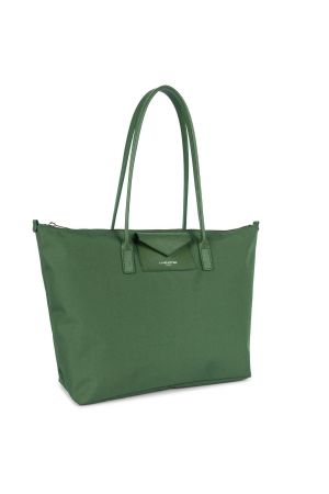 sac cabas porté épaule en nylon Lancaster Smart Kba vert pin