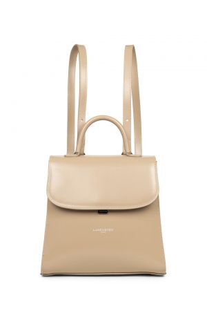 Sac à dos en cuir suave even lancaster beige 