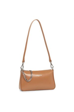 Lancaster petit sac trotteur à bandoulière Suave Even en cuir lisse