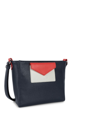 sac trotteur Lancaster Maya en synthétique navy