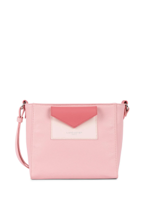 sac trotteur Lancaster Maya en synthétique rose