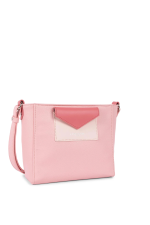 sac trotteur Lancaster Maya en synthétique rose