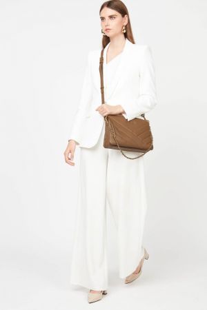 pochette Soft Matelassé en cuir avec bandoulières amovibles Lancaster