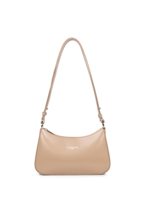 sac trotteur Lancaster Suave Ace en cuir lisse beige