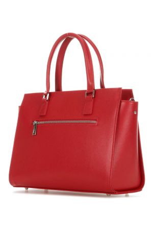 Sac à main en cuir rouge lancaster 