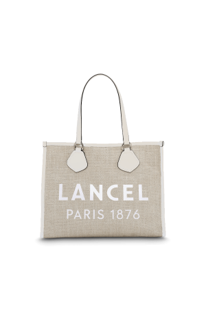 Sac Cabas Toile et cuir - Grand modèle 