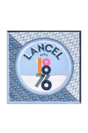 carré de soie Lancel motif Lancelgram