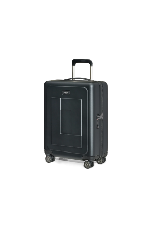 valise cabine Lancel Neo Aviona en polycarbonate et cuir noir