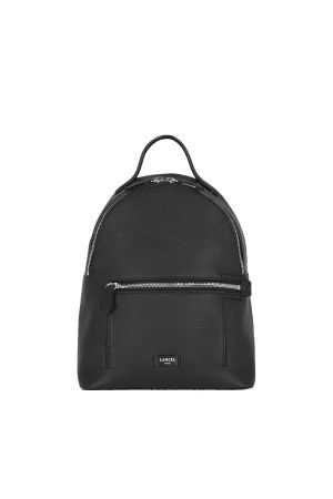 Lancel sac à dos Ninon S cuir grainé noir