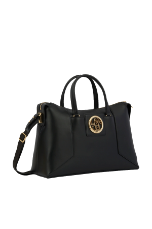 carryall zippé Roxane de Lancel en cuir lisse noir