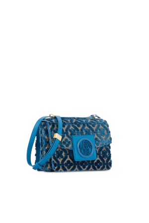 Sac rabat ROXANE M Velours - LANCEL