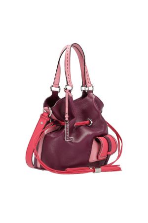 Lancel premier flirt sac seau M cuir cardinal