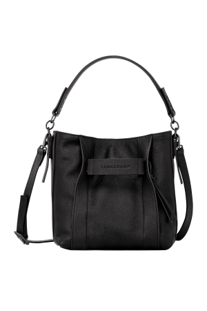 Longchamp sac bandoulière S 3D en cuir lisse