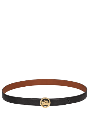 ceinture fine en cuir pour femme, longchamp
