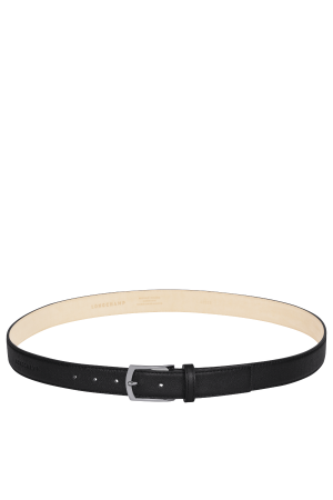 Ceinture pour homme en cuir noir longchamp 