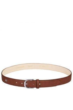 Longchamp ceinture femme en cuir de vachette Le Pliage camel