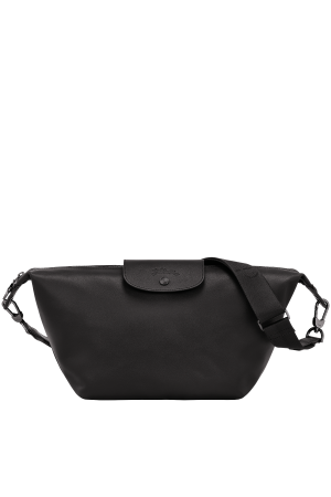 sac porté épaule S Longchamp Le Pliage Xtra en cuir noir