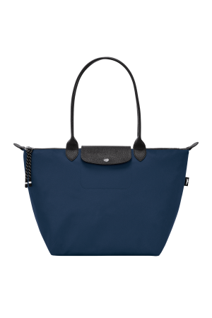 sac cabas L Longchamp Le Pliage Energy en toile et cuir navy