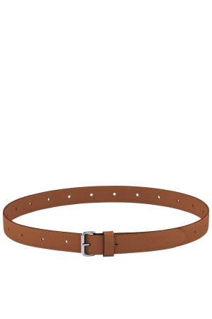 ceinture femme Longchamp Le Pliage Xtra en cuir lisse camel