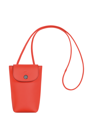 Étui téléphone avec cordon Le Pliage Cuir Xtra - LONGCHAMP