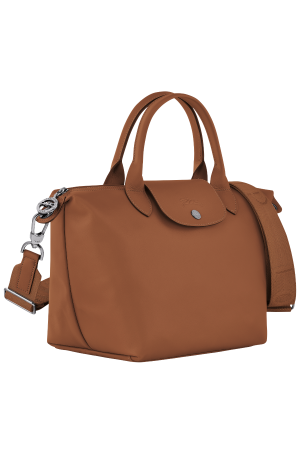 sac à main S Longchamp Le Pliage Xtra en cuir lisse camel