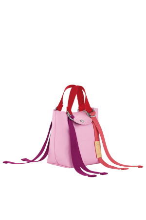 sac à main XS Longchamp Le Pliage Re-Play en toile rose