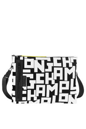 Pochette zippée logo all-over longchamp