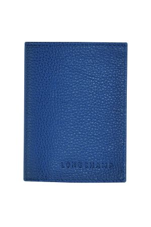Porte-cartes bleu fermé 