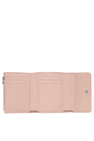 Portefeuille compact rabat cuir femme longchamp