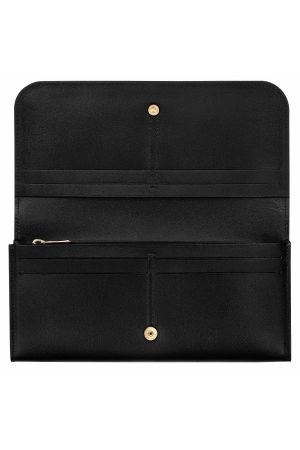 Portefeuille long rabat en cuir longchamp 3044