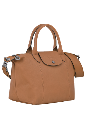 Sac main cuir noisette longchamp