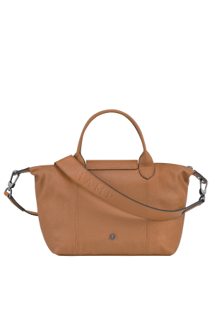 Sac main cuir noisette longchamp