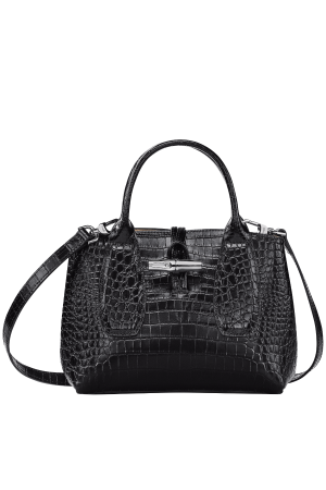Sac porté main S ROSEAU croco - LONGCHAMP