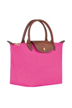 sac à main S Longchamp Le Pliage Original en toile rose