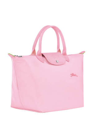 sac à main M Longchamp Le Pliage Green en toile rose