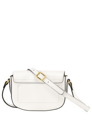 sac bandoulière XS à rabat Longchamp Épure en cuir blanc