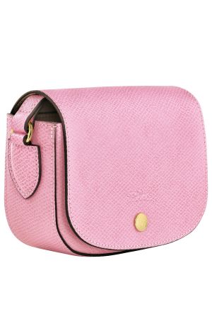 sac bandoulière Longchamp Épure XS en cuir rose