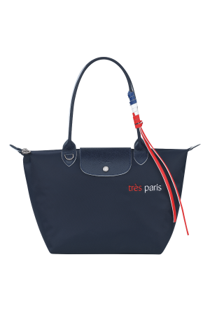 Petit sac shopping bleu blanc rouge