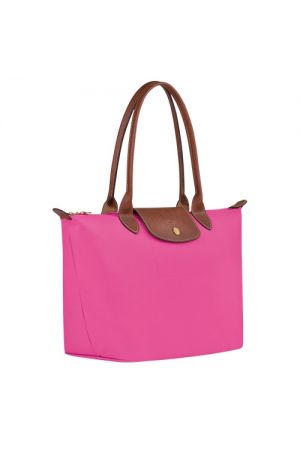 sac cabas M Longchamp Le Pliage Original en toile rose