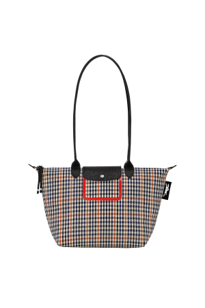 Sac porté travers pied de poule longchamp