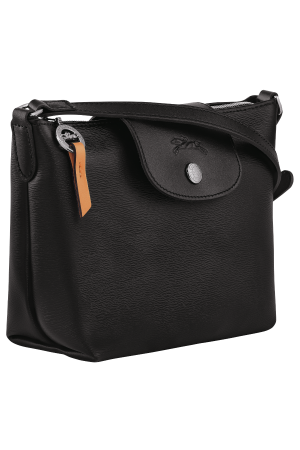sac porté travers Longchamp Le Pliage City en toile enduite noir